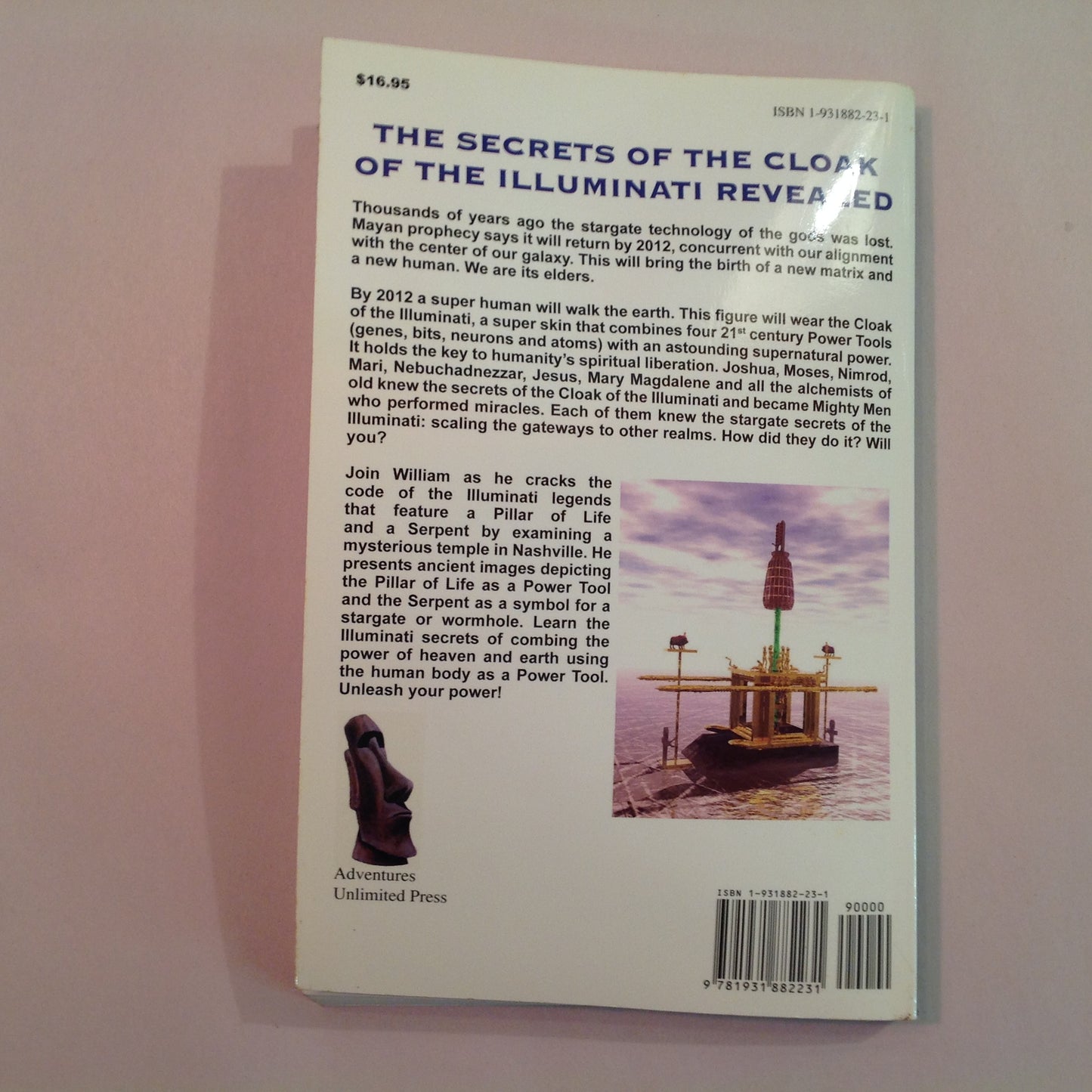 Vintage 2003 Trade Paperback Cloak of the Illuminati William Henry Adventures Unlimited First Ed