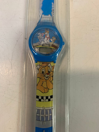 Vintage Walt Disney's Oliver & Company Taxi Digital Watch NOS Sealed