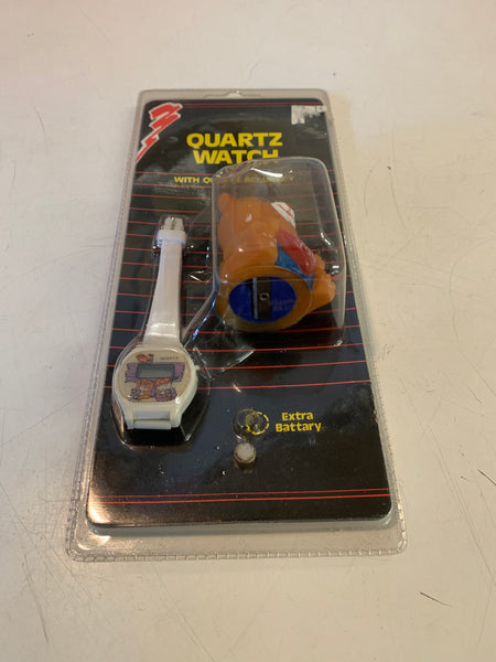 Vintage 1990's Quartz Digital Watch I Love Bear Pencil Sharpener NOS Sealed