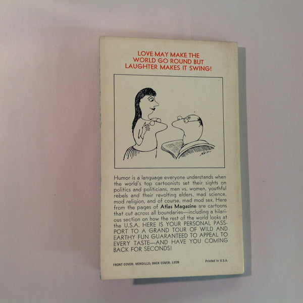 Vintage 1969 Paperback BEST CARTOONS OF THE WORLD FROM ATLAS MAGAZINE