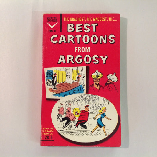 Vintage 1958 Zenith Books Paperback BEST CARTOONS FROM ARGOSY