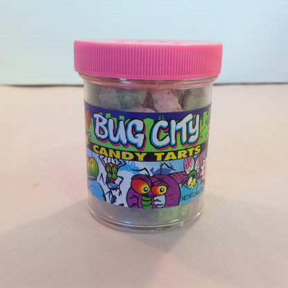Vintage Unopened 1992 Bug City Candy Tarts Bug Jar Candy Container