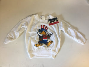 Vintage 1981 Levi's Child's Olympic Sweater Patriotic Eagle Sz 4 w/Tags