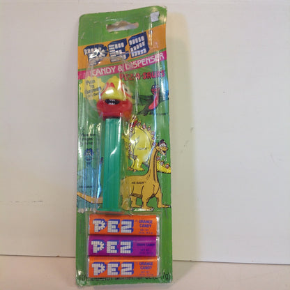 Vintage 1990's Pez Candy Dispenser w/Original Packaging Pez-A-Saurs I-Saur