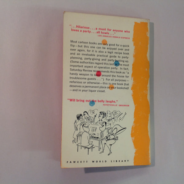 Vintage 1960 Paperback VIP TOSSES A PARTY with VIP's FAVORITE RECIPES FOR PARTY DRINKS AND DISHES