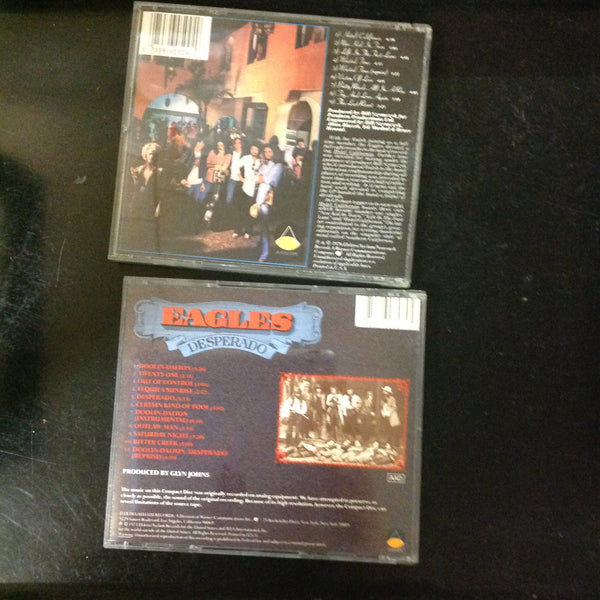 2 Disc SET BARGAIN CDs Eagles Hotel California Desperado