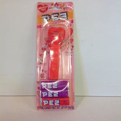 Vintage 1990's Pez Candy Dispenser w/Original Packaging Valentine's Day Red Heart