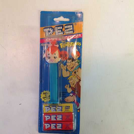 Vintage 1990's Pez Candy Dispenser w/Original Packaging Pebbles Flintstone