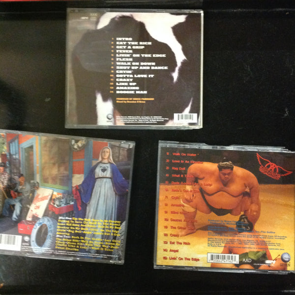3 Disc SET BARGAIN CDs Aerosmith