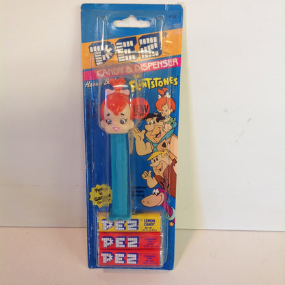 Vintage 1990's Pez Candy Dispenser w/Original Packaging Pebbles Flintstone