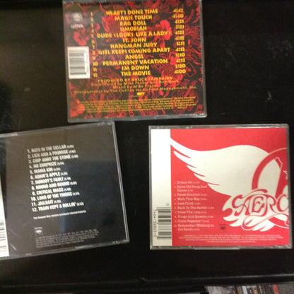 3 Disc SET BARGAIN CDs Aerosmith