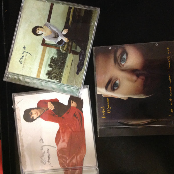 3 Disc SET BARGAIN CDs Female Women Sinead O'Connor Enya Amaratine A Day Without Rain I Do Not Want What I Haven't Got
