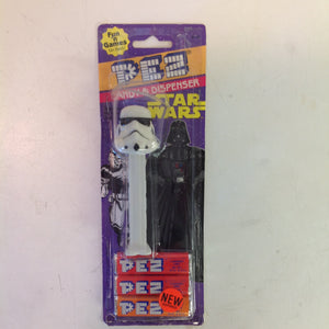 Vintage 1990's Pez Candy Dispenser w/Original Packaging Star Wars Stormtrooper