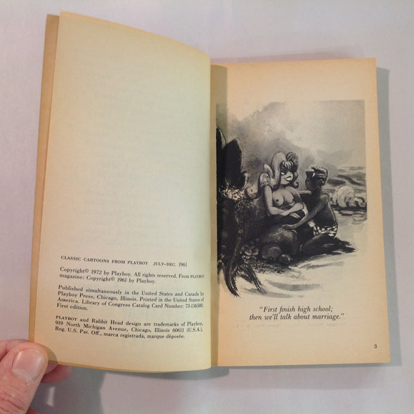 Vintage 1972 Playboy Press Paperback CLASSIC CARTOONS FROM PLAYBOY JULY-DEC 1961