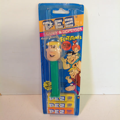 Vintage 1990's Pez Candy Dispenser w/Original Packaging Flintstones Barney Rubble