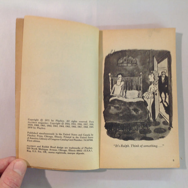 Vintage 1971 Playboy Press Paperback WE CAN'T GO ON MEETING LIKE THIS Cartoons from PLAYBOY