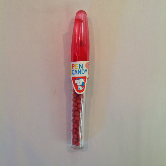 Vintage Unopened 1970's I and Y Red Pen Candy Sealed Candy Container