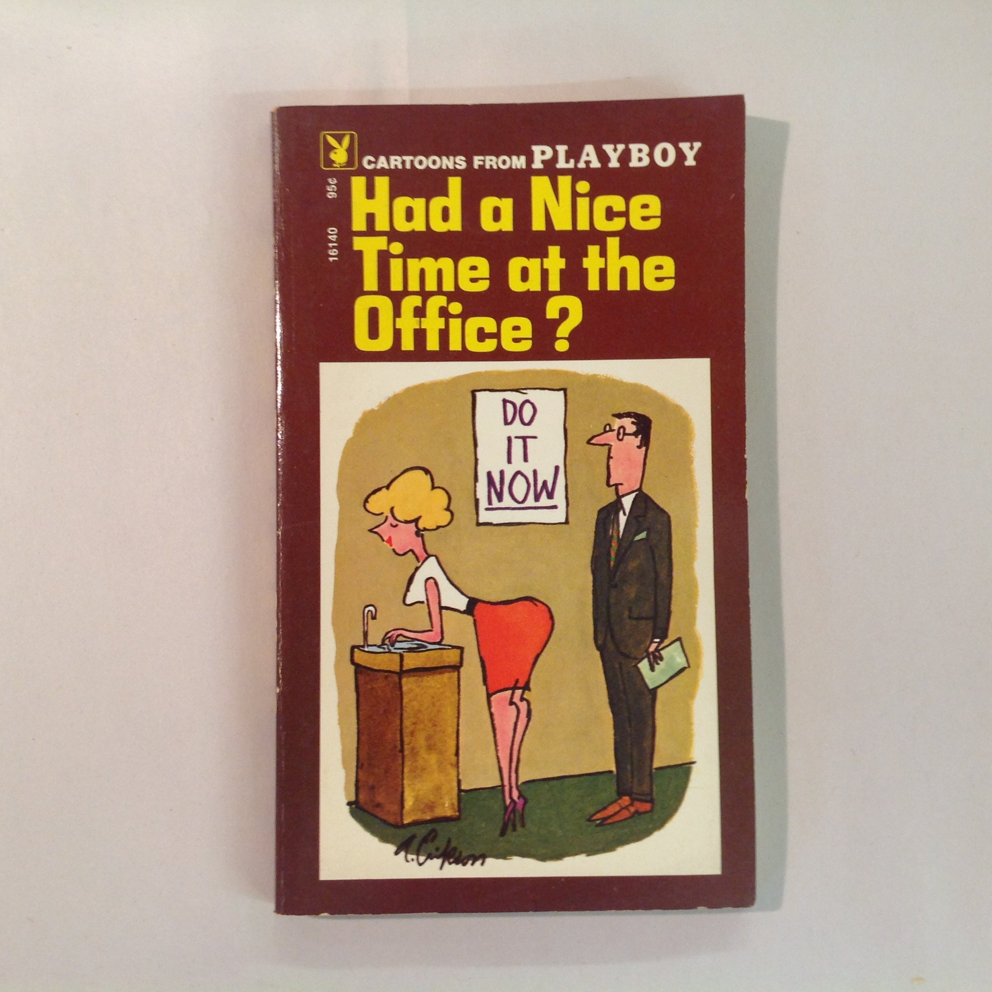 Vintage 1971 Playboy Press Paperback HAD A NICE TIME AT THE OFFICE? CARTOONS FROM PLAYBOY