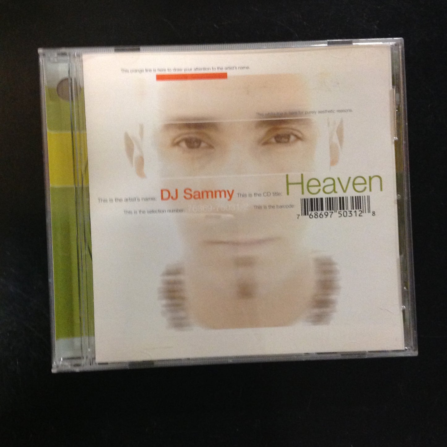 CD DJ Sammy Heaven Robbins 76869-75031-2 Dance Pop Europop House