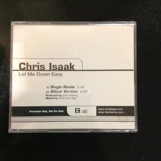 CD Promo Promotioanl Chris Isaak Let Me Down Easy Reprise PRO-CDR-100828 US only