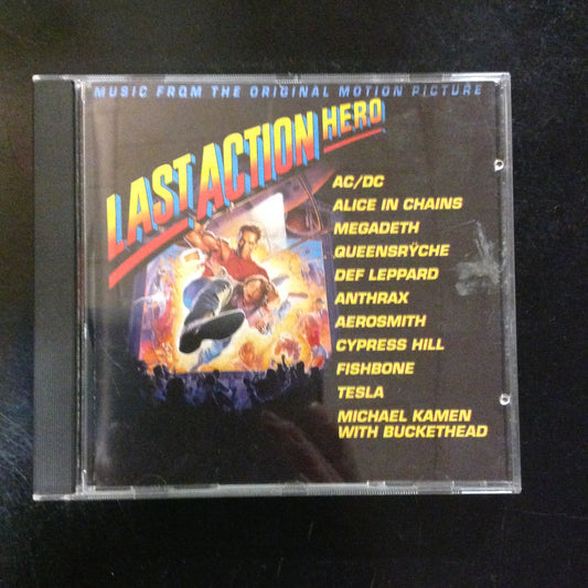 CD Motion Picture Movie Soundtrack Various Artists Last Action Hero CK 57127 Arnold Schwarzenegger Rock Metal Hard Pop