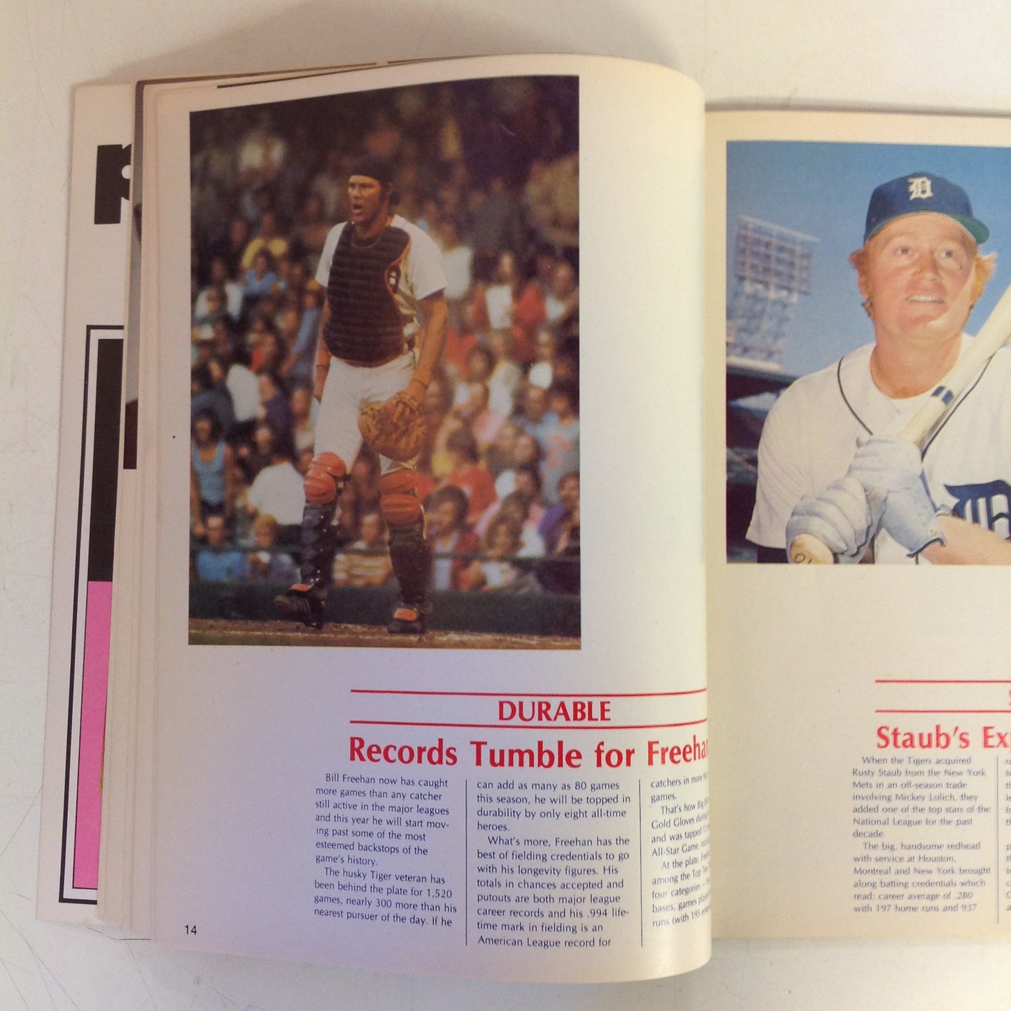 Vintage Official 1976 Detroit Tigers 75th Anniversary Yearbook