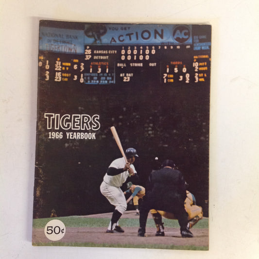 Vintage Official 1966 Detroit Tigers Yearbook