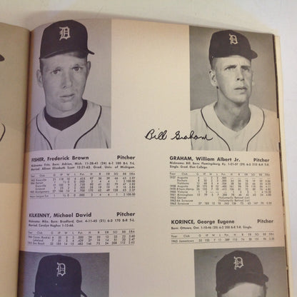 Vintage Official 1966 Detroit Tigers Yearbook