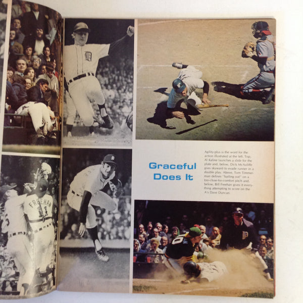 Vintage Official 1973 Detroit Tigers Yearbook