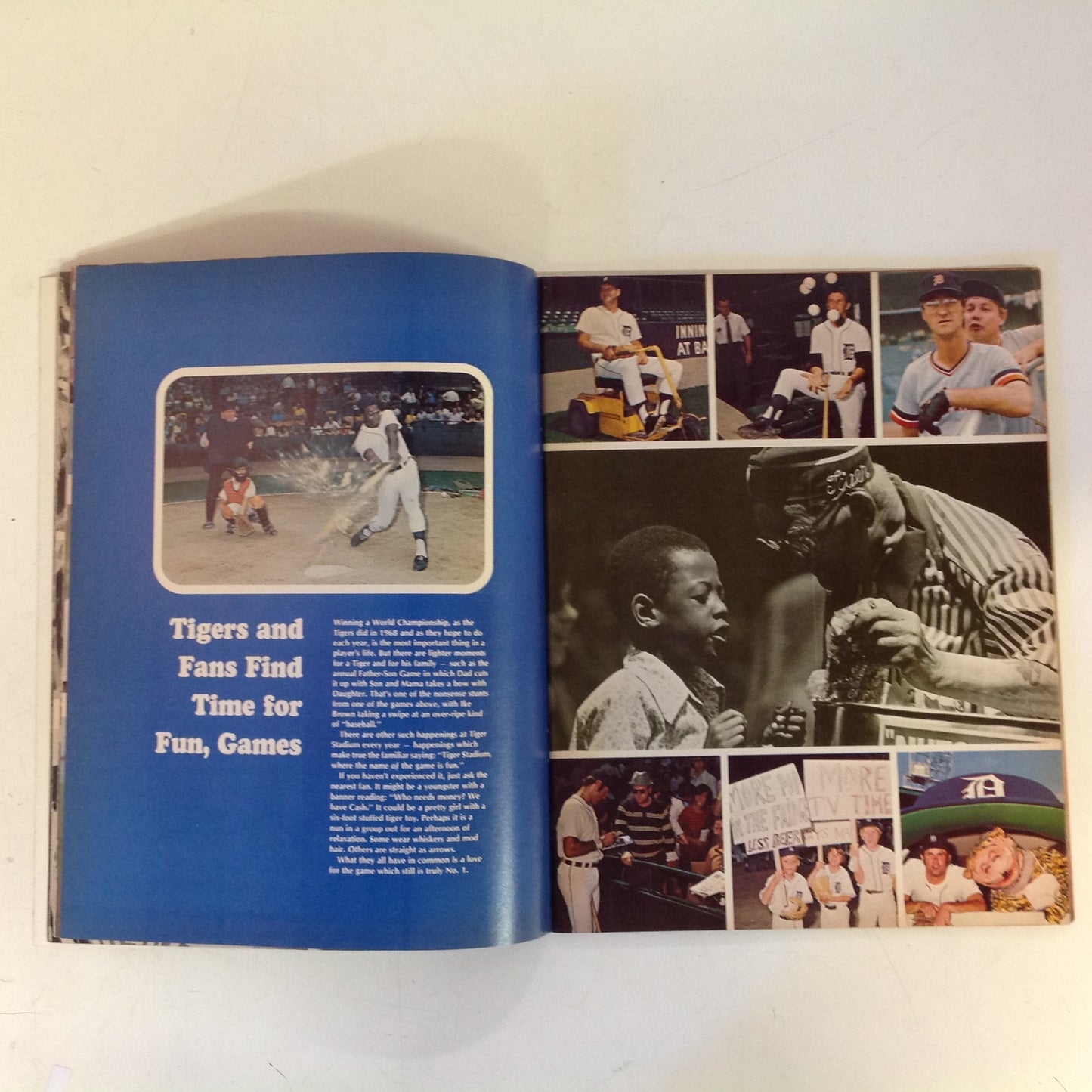 Vintage Official 1973 Detroit Tigers Yearbook