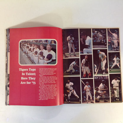 Vintage Official 1973 Detroit Tigers Yearbook