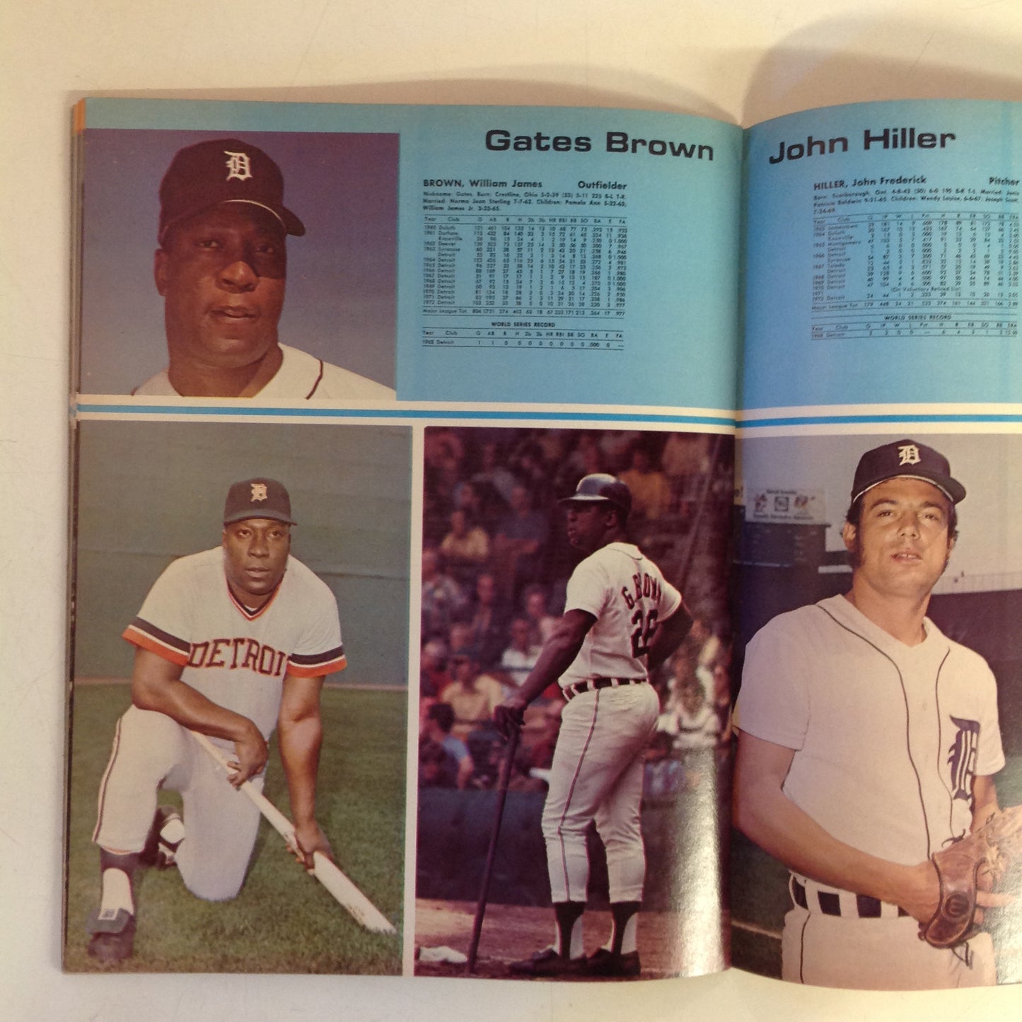 Vintage Official 1973 Detroit Tigers Yearbook