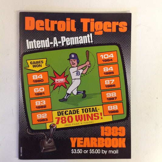 Vintage Official 1989 Detroit Tigers Yearbook