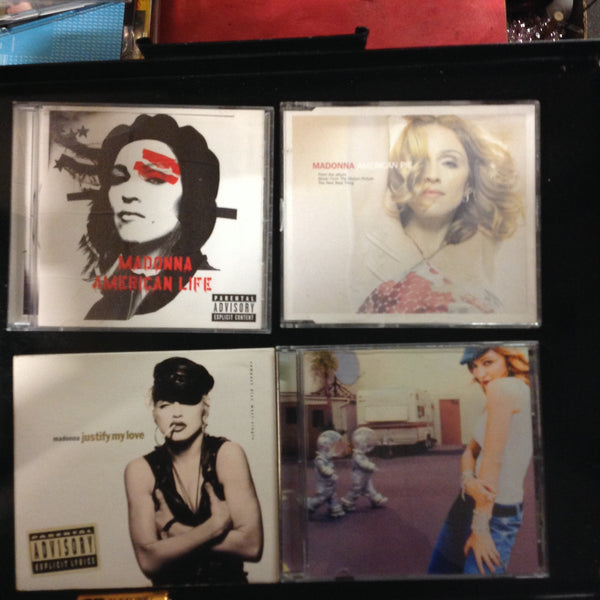 BARGAIN SET of 4 CD's Madonna American Life Justify My Love Remixed & Revisited American Pie