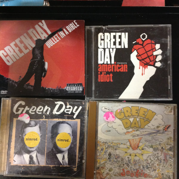 BARGAIN SET of 4 CD's Green Day Nimrod Dookie Bullet in a Bible American Idiot