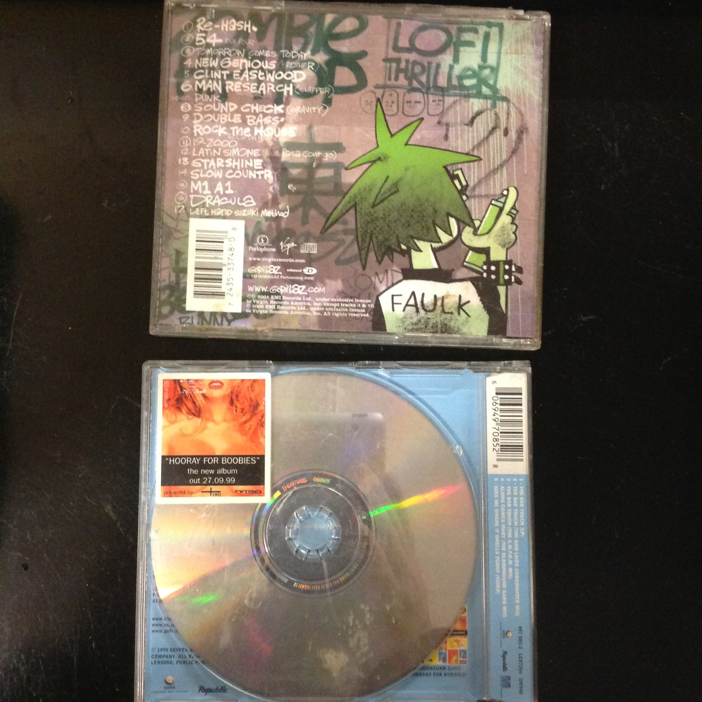 BARGAIN PAIR of CD's Gorillaz Bloodhound Gang Bad Touch 497085-2 724353374808