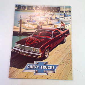 Vintage 1979 Chevrolet 1980 El Camino Informational Sales Brochure Chevy Trucks