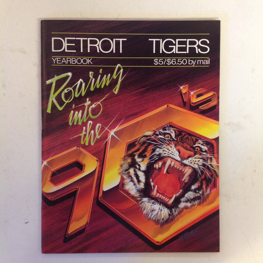 Vintage Official 1990 Detroit Tigers Yearbook