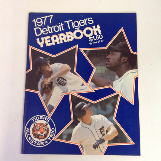 Vintage Official 1977 Detroit Tigers Yearbook