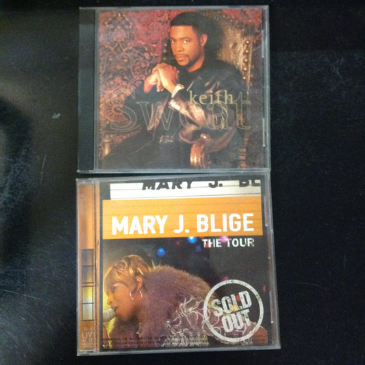 2 Disc SET BARGAIN CDs Mary J Blige Keith Sweat