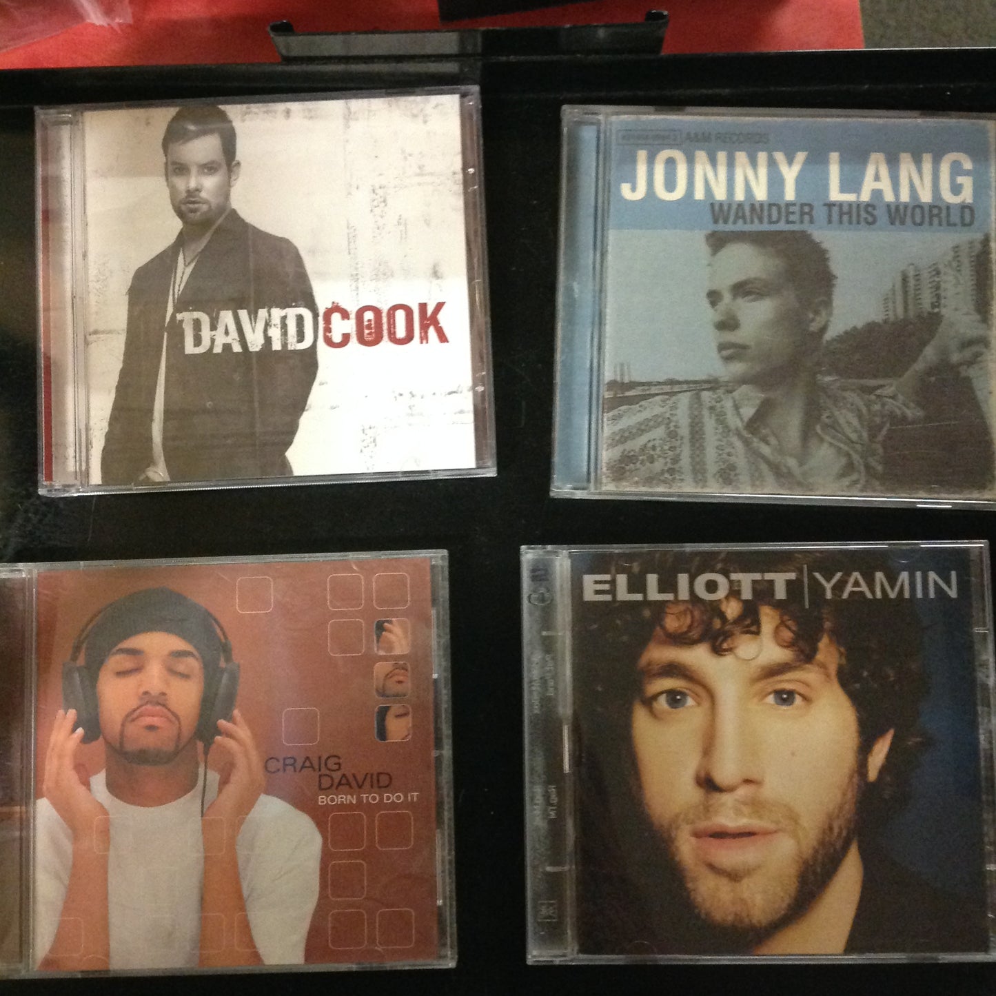 4 Disc SET BARGAIN CDs Craig David Elliott Yamin David Cook Jonny Lang