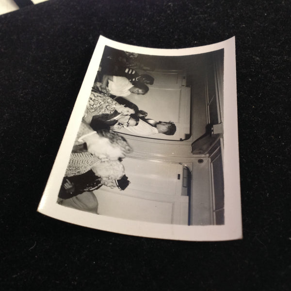 Vintage Mid Century B&W Photo SS South American Cruise Show Photog Prowls the Audience