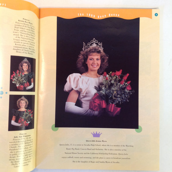 Vintage Official 1988 99th Tournament of Roses Thanks to Communication Souvenir Parade Program