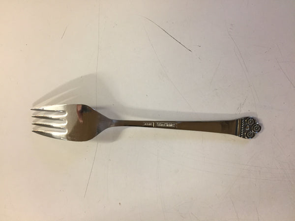 Vintage National Stainless Salad Fork Japan Flatware Mid Century