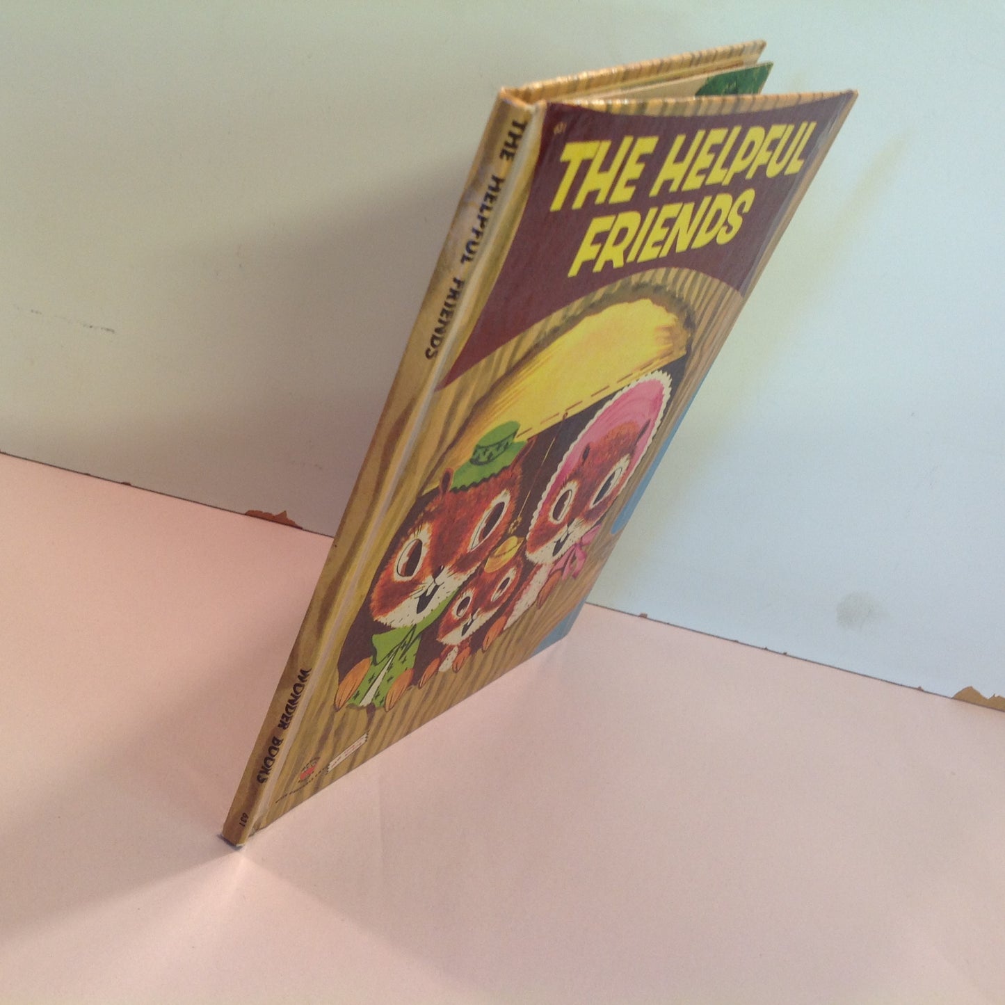 Vintage 1955 Children's Hardcover Picture Book The Helpful Friends George Bonsall Crosby Newell Wonder Books First Edition