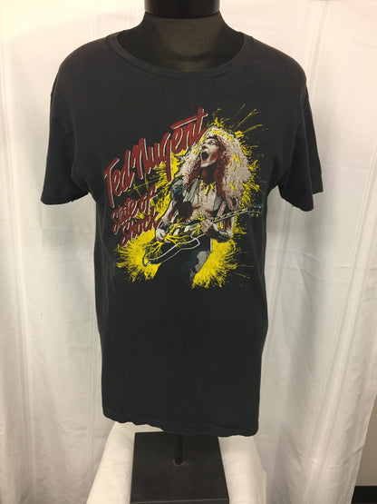 Vintage 1979 Ted Nugent State Of Shock Concert Shirt Live Cobo Hall Detroit Rock Music