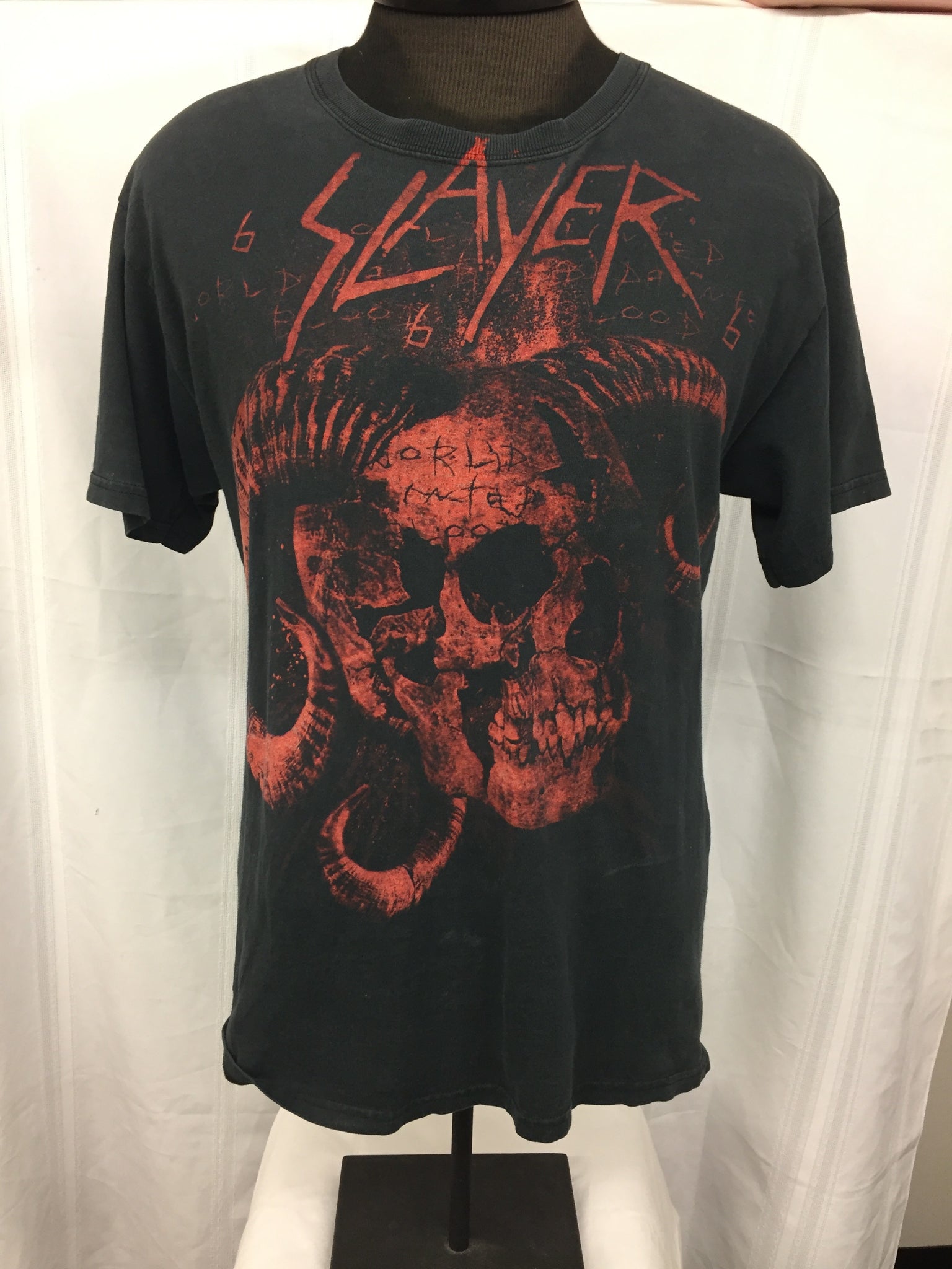 Cool 2010 SLAYER American Carnage Concert Shirt 666 Hard Rock