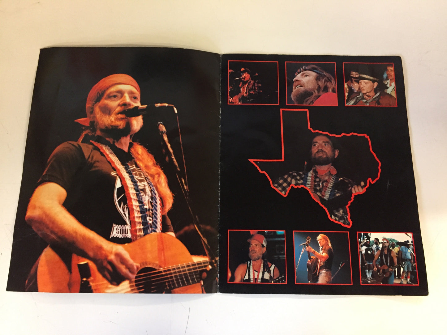 Vintage WILLIE NELSON Concert Program The Great Texas Brain Fry Country Music