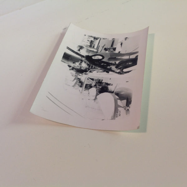 Vintage Mid Century B&W Photo SS South American Cruise Sunbathing on Deck