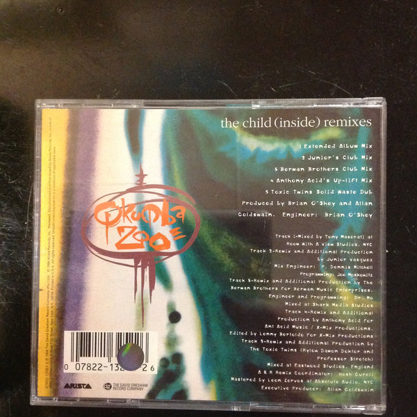 CD Qkumba Zoo The Child (Inside) Remixes Arista 07822-13252-2 Maxi-Single